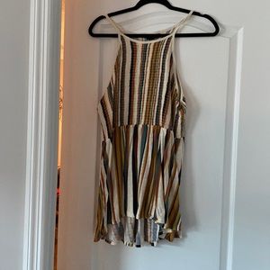 Torrid multi stripe flowy top